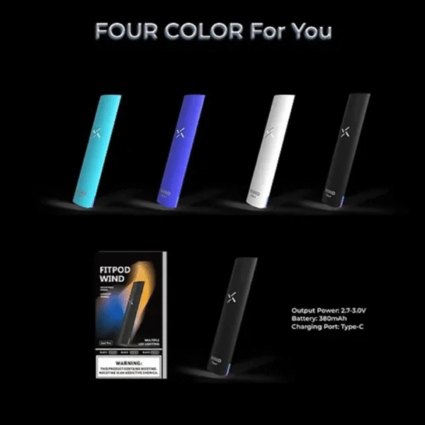 Fitpod Wind發光主機 通用一代拋棄式 (4) Fitpod Wind發光主機 通用一代拋棄式 Fitpod Wind 發光悅刻一代 Fitpod Wind發光主機氣流一代電子煙可調壓 一代電子煙 通用一代拋棄式 通用一代煙彈 通用一代主機 SP2一代主機 ILIA一代主機 TX主機 TOLE主機 蒸氣賣場