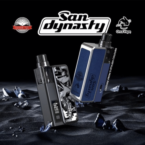 San Dynasty 小海豚電子煙主機 30W - 多色選擇可換倉款 San Dynasty 小海豚 30W 小煙主機|11色可選|輕巧可換倉電子煙|附空倉與配件