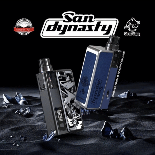 San Dynasty 小海豚電子煙主機 30W - 多色選擇可換倉款 San Dynasty 小海豚 30W 小煙主機|11色可選|輕巧可換倉電子煙|附空倉與配件