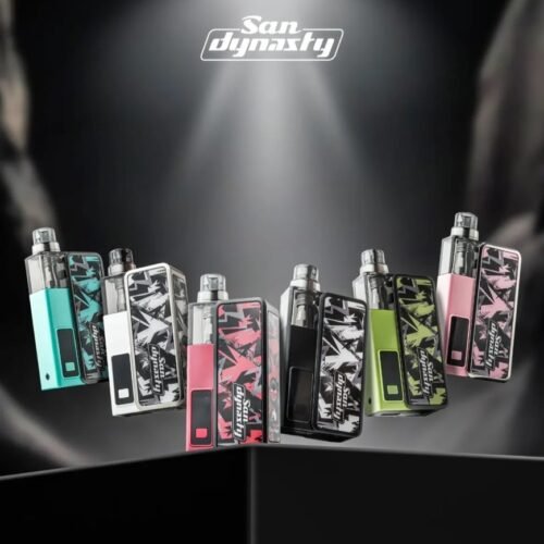 San Dynasty 小海豚電子煙主機 30W - 多色選擇可換倉款 San Dynasty 小海豚 30W 小煙主機|11色可選|輕巧可換倉電子煙|附空倉與配件
