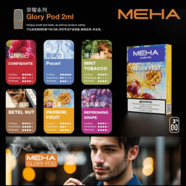 MEHA魅嗨煙彈 通用一代拋棄式煙彈 (4) MEHA魅嗨煙彈 通用一代拋棄式煙彈 魅嗨煙彈MEHA霧化彈3顆裝通用一代主機 魅嗨煙彈 魅嗨口味 MEHA魅嗨煙彈一盒3顆 SP2一代煙彈 ILIA一代煙彈 LANA一代煙彈 拋棄式煙彈 拋棄式菸彈